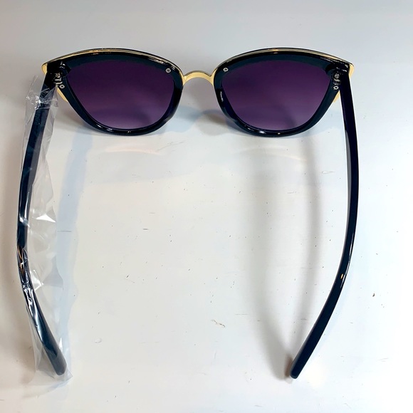 Cat Eye Sunglasses Smoke Black Sunnies - Picture 9 of 9
